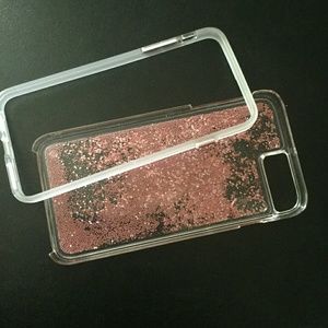 Iphone 6s plus\6 plus Rose Gold Glitter Case